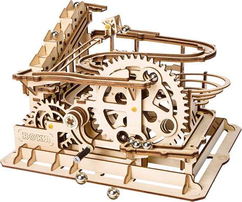 rokr marble run|mechanical wooden puzzle marble run.